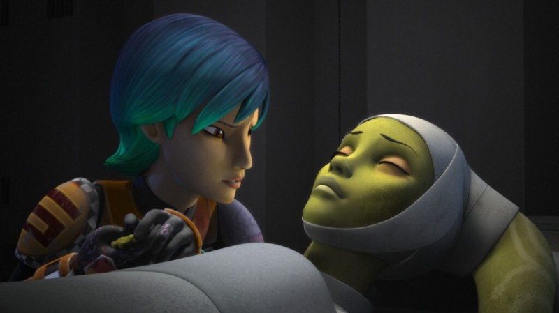 Create meme: Star Wars: Rebels, Star wars rebels Ezra and Sabine, Star wars Rebels season 4 Sabine