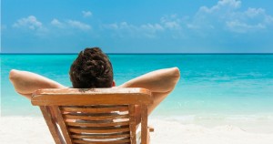 Create meme: relax on the beach, the man resting on the beach, pictures of the beach and sea with people