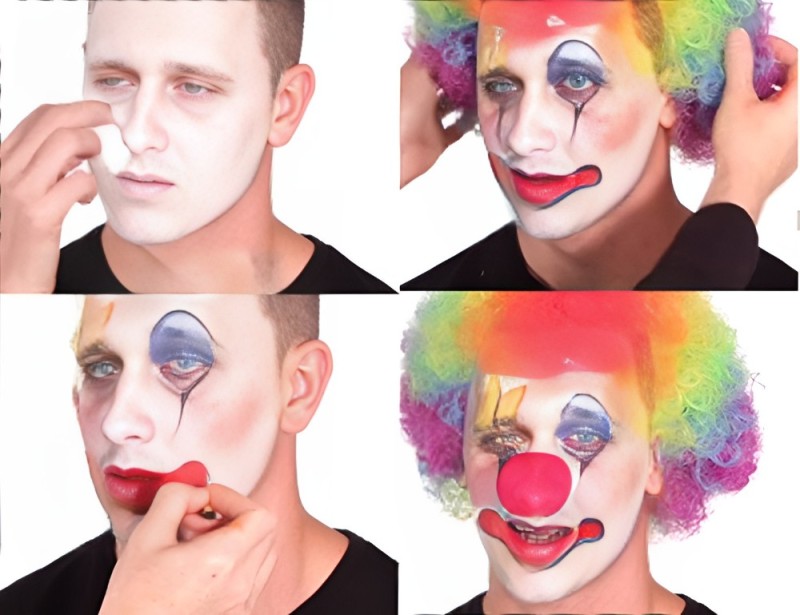 Create meme: the clown meme, clown makeup meme, clown makeup