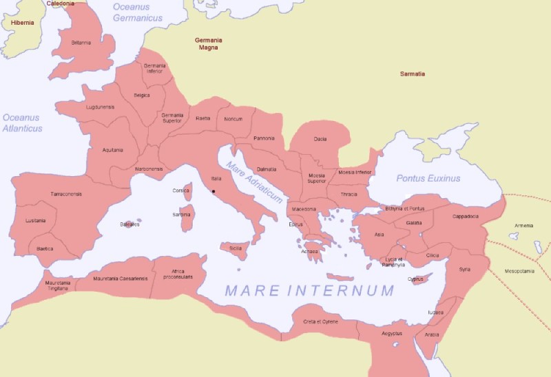 Create meme: roman empire map, map of the Roman Empire under Trajan, map of the Roman empire