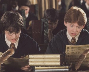 Create meme: class from Harry Potter, Harry Potter studies, Harry Potter exams