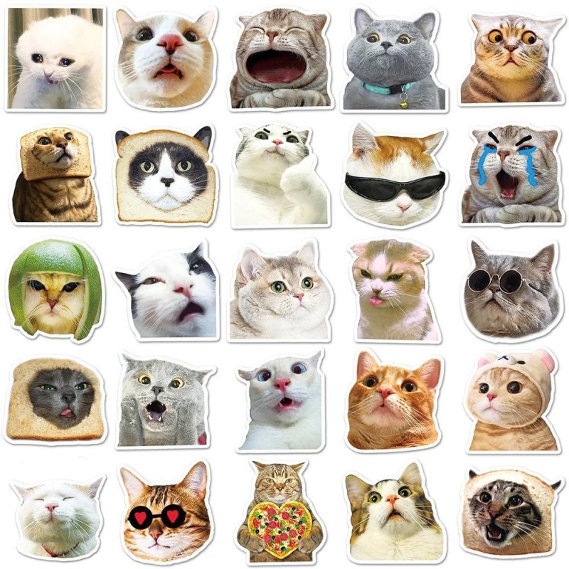 Создать мем: наклейки с котиками, кошечки стикеры, наклейки с котами