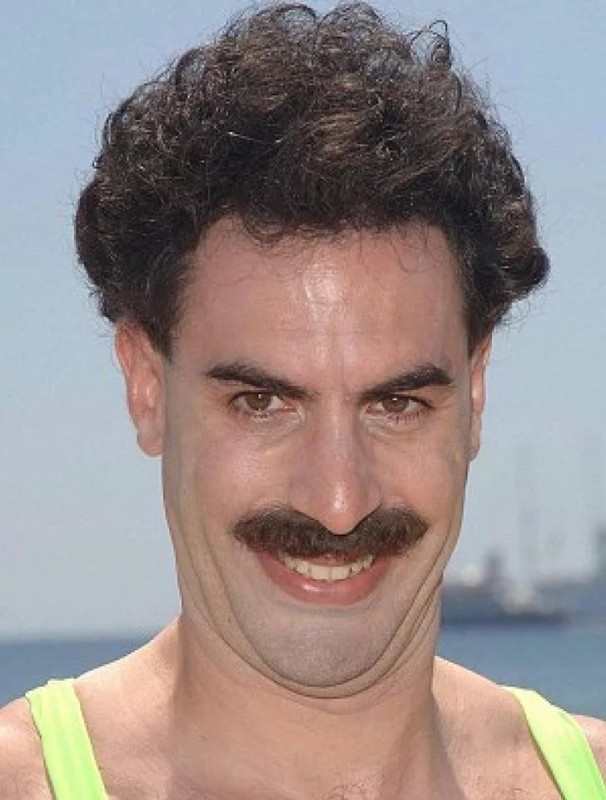 Create meme: Borat Sagdiyev , Sacha Baron Cohen , male 