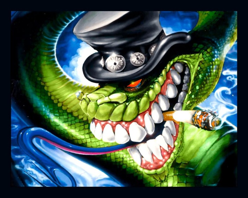 Create meme: The snarl of a snake, snake art, slash’s snakepit