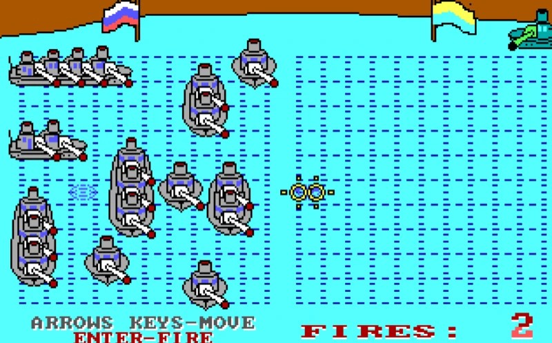 Create meme: sea battle is a dos game, sea battle game 1992, sega sea battle game