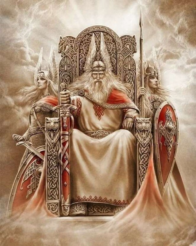 Создать мем: славянские боги игорь ожиганов род, боги славян, сварог славянский бог