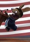 Create meme: raving rabbits, Rabbit Obama, raving rabbids 2