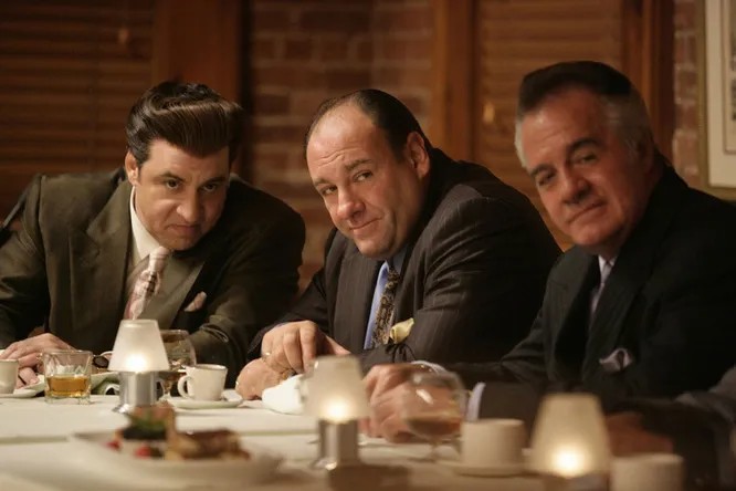 Создать мем: крейсер галактика, the sopranos season 6, тони сопрано