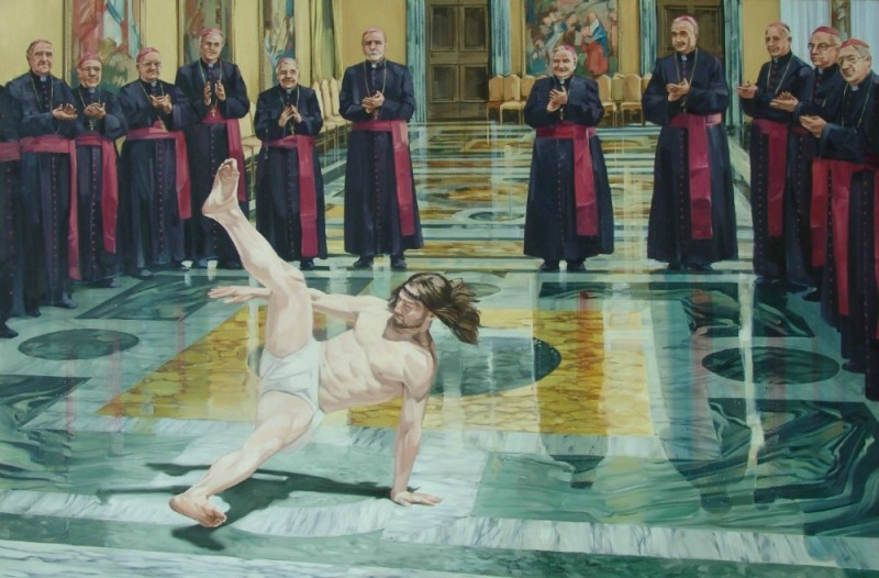Создать мем: иисус танцует нижний брейк, христайло, разумовские