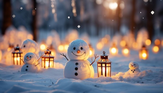 Create meme: winter snow , Winter snowman, winter mood