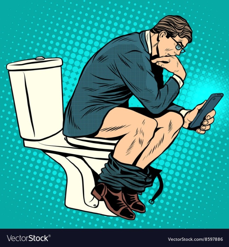 Create meme: people on the toilet, the man sitting on the toilet, the man on the toilet