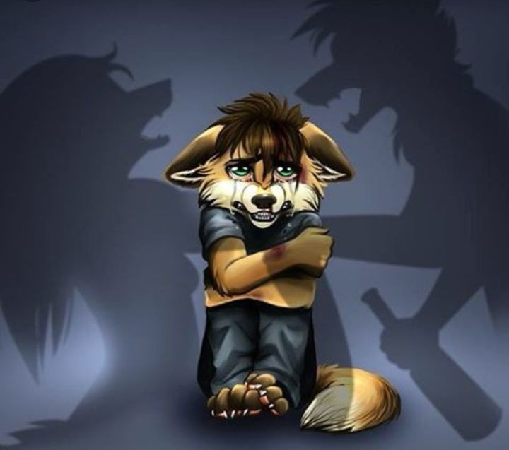 Create meme: furry sad, furry wolf, furry 