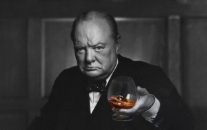 Create meme: Winston Churchill