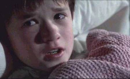 Create meme: Haley Joel Osment, boy , the sixth sense 1999