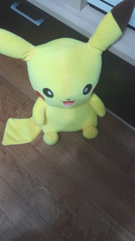 Create meme: pikachu stuffed toy, pikachu, soft toy pokemon