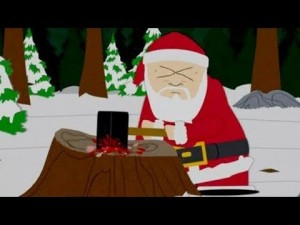 Create meme: South Park season 1 episode 9, animated gif, Santa South Park