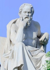 Create meme: Socrates, Socrates statue