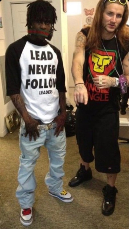 Create meme: keef chief, lead never follow leaders chief keef, biggucci sosa