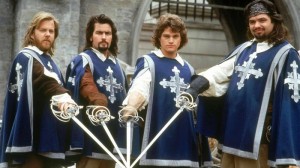 Создать мем: королевские мушкетёры, три мушкетера американский фильм 1993, три мушкетера 1993