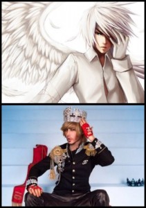 Create meme: angel art, anime angel, anime angel guy