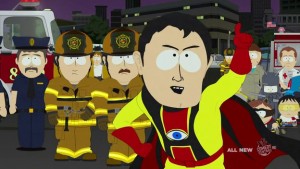 Create meme: South Park slave, South Park, captain hindsight from South Park