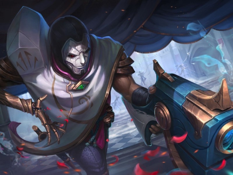 Создать мем: jhin league of legends, джин league of legends, league of legends