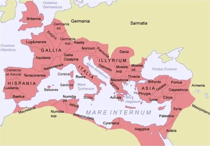 Создать мем: территория римской империи, карта римской империи, римская империя при траяне