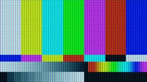 Create meme: the TV screen multicolor stripes