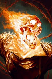 Create meme: the new ghost rider, Ghost rider Johnny Blaze, Ghost rider art