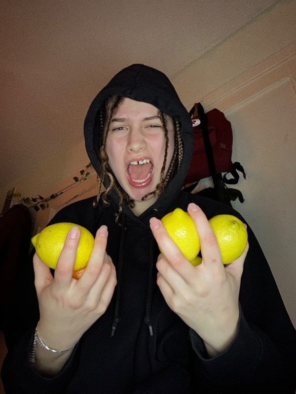 Create meme: boy , lemon , people 