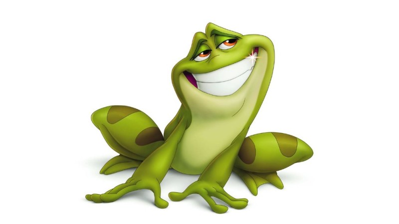 Create meme: tiana the frog, cartoon frog, clipart frog