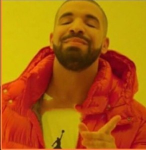 Create meme: Drake meme, rapper Drake, Drake hotline bling