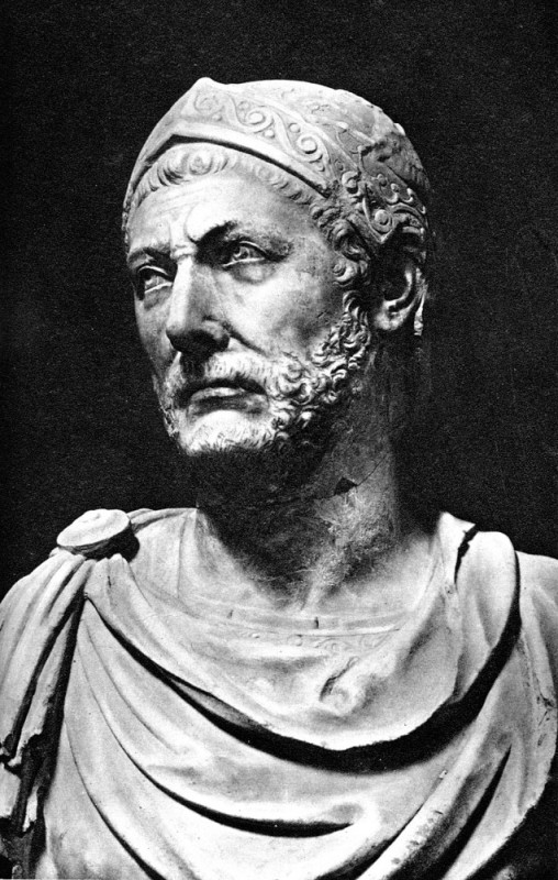 Create meme: hannibal commander of carthage, hannibal barca bust, hannibal the Carthaginian general