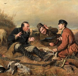 Create meme: a photo of the painting hunters at rest, high quality, the picture fishermen at rest, Vasily Perov hunters at rest