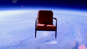 Создать мем: летающий стул в космосе, космическое кресло, space chair