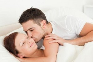 Create meme: Morning, a man sleeps on the breast of women, snoring during sleep in men