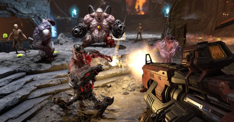 Создать мем: игра doom eternal ps4, игра doom, doom eternal