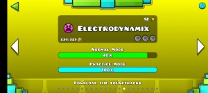 Создать мем: geometry dash electrodynamix, необычные уровни геометрии даш, монетка геометрия даш