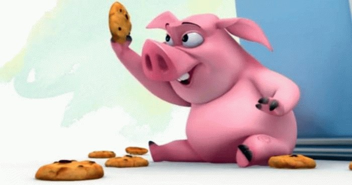 Create meme: Piggy Ormi cartoon 2010, Ormy the pig, the piglet from the cartoon