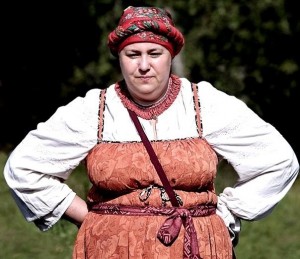 Create meme: folk costumes, People, Madam peasant