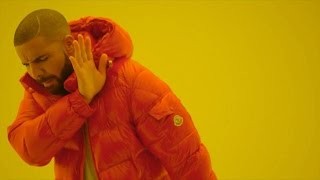 Create meme: Grammy Awards, Drake meme, Drake in the orange jacket