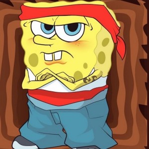 Создать мем: patrick spongebob, gangsta spongebob, губка боб квадратные