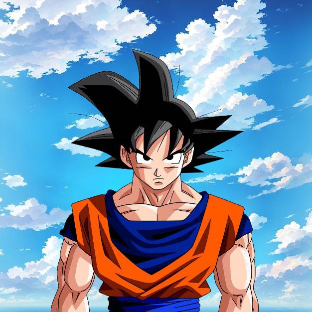 Create meme: goku , Goku's dragonball head, dragonball goku