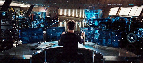 Create meme: Tony Stark's workshop, the marvel cinematic universe , Tony Stark
