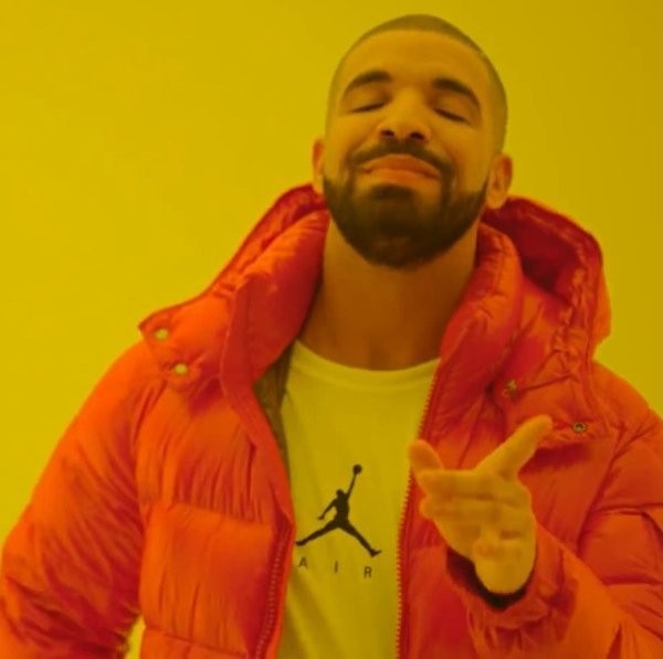 Create meme: rapper Drake, drake , Drake meme