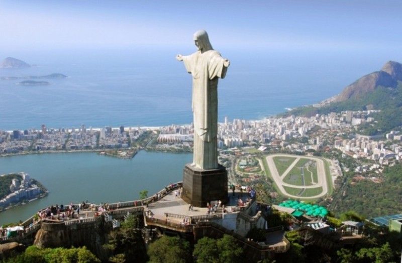 Create meme: Statue of Christ the Savior in Rio de Janeiro, the statue of Christ the Redeemer, Rio de Janeiro statue of Christ