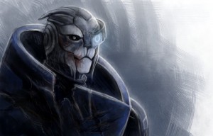 Create meme: garrus