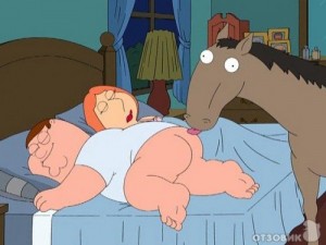 Create meme: sex with a horse, stewie griffin, peter griffin