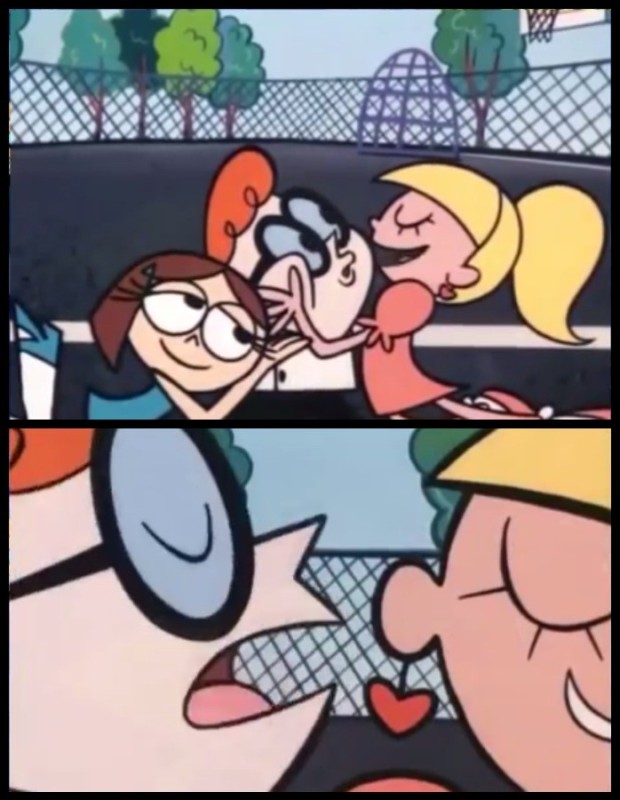 Создать мем: omelette du fromage, dexter s laboratory, dexter memes