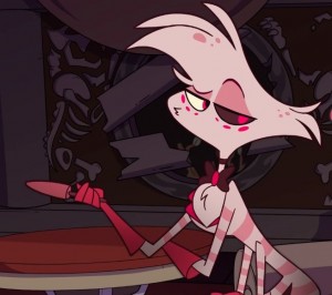 Create meme: angel dust hazbin hotel screenshots, angel dust hazbin hotel, angel dust hazbin